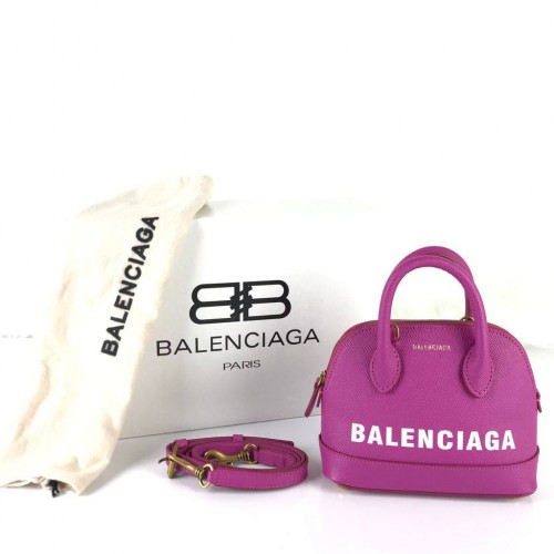 BALENCİAGA VİLLE TOP HANDLE XXS BAG FUŞYA