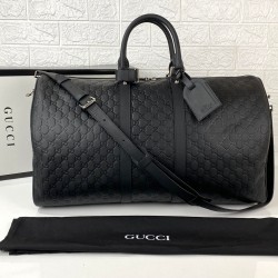 GUCCİ SİGNATURE DUFFLE LEATHER LUGGAGE HAKİKİ DERİ SEYAHAT VALİZİ