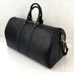 GUCCİ SİGNATURE DUFFLE LEATHER LUGGAGE HAKİKİ DERİ SEYAHAT VALİZİ
