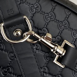 GUCCİ SİGNATURE DUFFLE LEATHER LUGGAGE HAKİKİ DERİ SEYAHAT VALİZİ