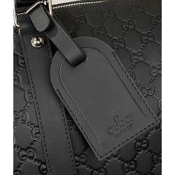 GUCCİ SİGNATURE DUFFLE LEATHER LUGGAGE HAKİKİ DERİ SEYAHAT VALİZİ