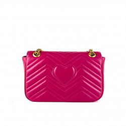 GUCCİ MARMONT HAKİKİ DERİ FUŞYA