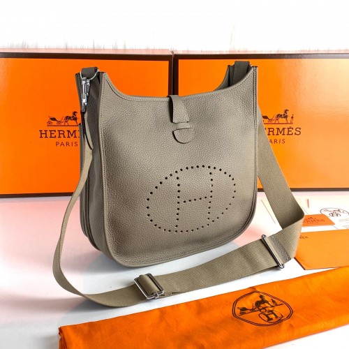 HERMES EVELYNE III PM HAKİKİ DERİ VİZON