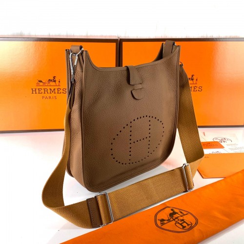 HERMES EVELYNE III PM HAKİKİ DERİ TABA