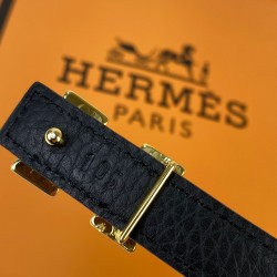 HERMES BUCKLE BELT HAKİKİ DERİ UNİSEX KEMER