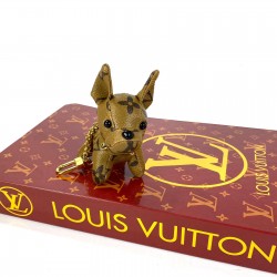 LOUİS VUİTTON DOG CHARM KEYCHAİN MONOGRAM REVERSE İTHAL ÇANTA SÜSÜ VE AKSESUAR 