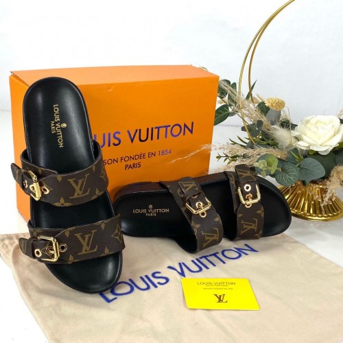 LOUİS VUİTTON BOM DİA FLAT SANDALS MONOGRAM