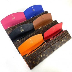 LOUİS VUİTTON EMİLY WALLET MONOGRAM CANVAS HAKİKİ DERİ CÜZDAN/FUŞYA