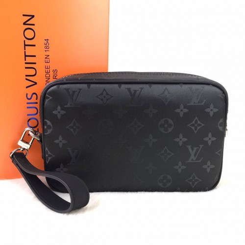 LOUİS VUİTTON KASAİ CLUTCH TİTANİUM SİYAH