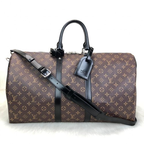 LOUİS VUİTTON KEEPALL BANDOUİLER 55 MONOGRAM CANVAS