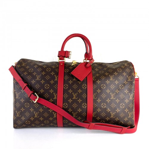 LOUİS VUİTTON KEEPALL BANDOUİLER 55 MONOGRAM CANVAS