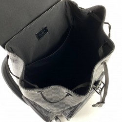 LOUİS VUİTTON TRİO BACKPACK DAMİER GRAPHİTE CANVAS