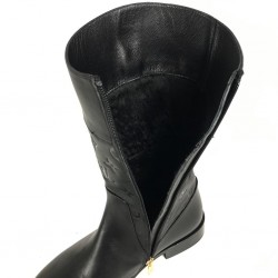 LOUİS VUİTTON EMPREİNTE RİDİNG BOOTS HAKİKİ DERİ BAYAN ÇİZME SİYAH