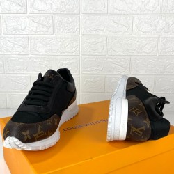 LOUİS VUİTTON RUN AWAY TRAİNERS ERKEK SNEAKER SIYAH