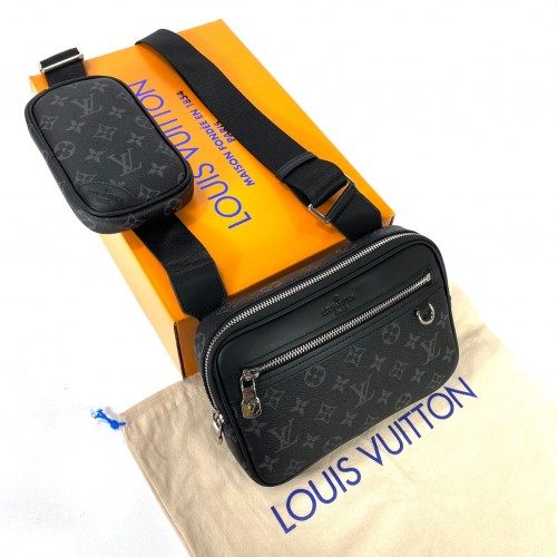 LOUİS VUİTTON SCOTT MESSENGER BAG MONOGRAM ECLİPSE