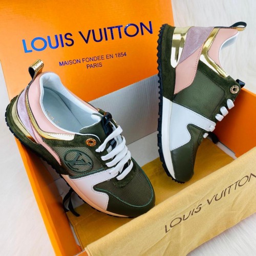 LOUİS VUİTTON RUN AWAY SNEAKER PUDRA-YEŞİL