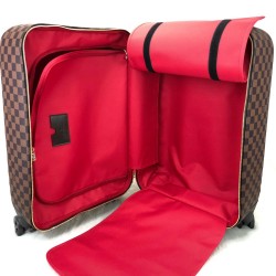 LOUİS VUİTTON ZEPHYR 55 DAMİER EBENE CANVAS HAKİKİ DERİ SEYAHAT VALİZİ