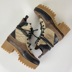 LOUİS VUİTTON LAUREATE PLATFORM DESERT BOOT BEJ