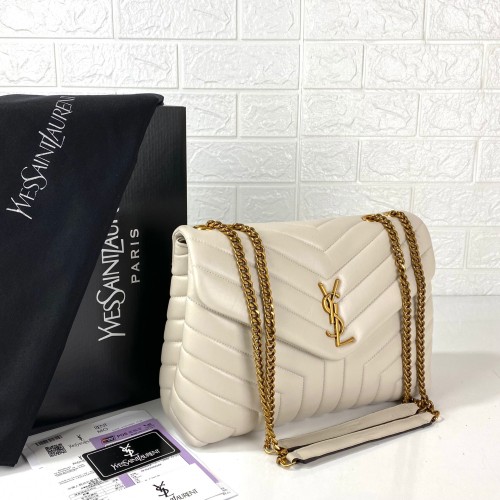 YVES SAİNT LAURENT LOULOU MEDİUM KIRIK BEYAZ