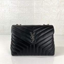 YVES SAİNT LAURENT LOULOU MEDİUM SİYAH GÜMÜŞ