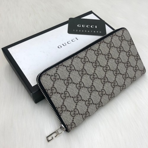 GUCCİ ZİP-AROUND WALLET SUPREME HAKİKİ DERİ UNİSEX CÜZDAN
