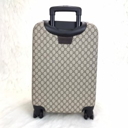 GUCCİ SUPREME TROLLEY SUİTCASE ÇEK ÇEK VALİZ %100 HAKİKİ DERİ