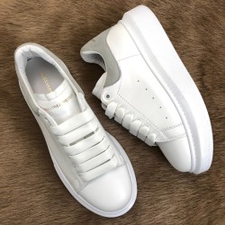 ALEXANDER MCQUEEN HAKİKİ DERİ BAYAN SNEAKER BEYAZ-GRİ