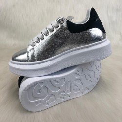 ALEXANDER MCQUEEN HAKİKİ DERİ BAYAN SNEAKER GÜMÜŞ